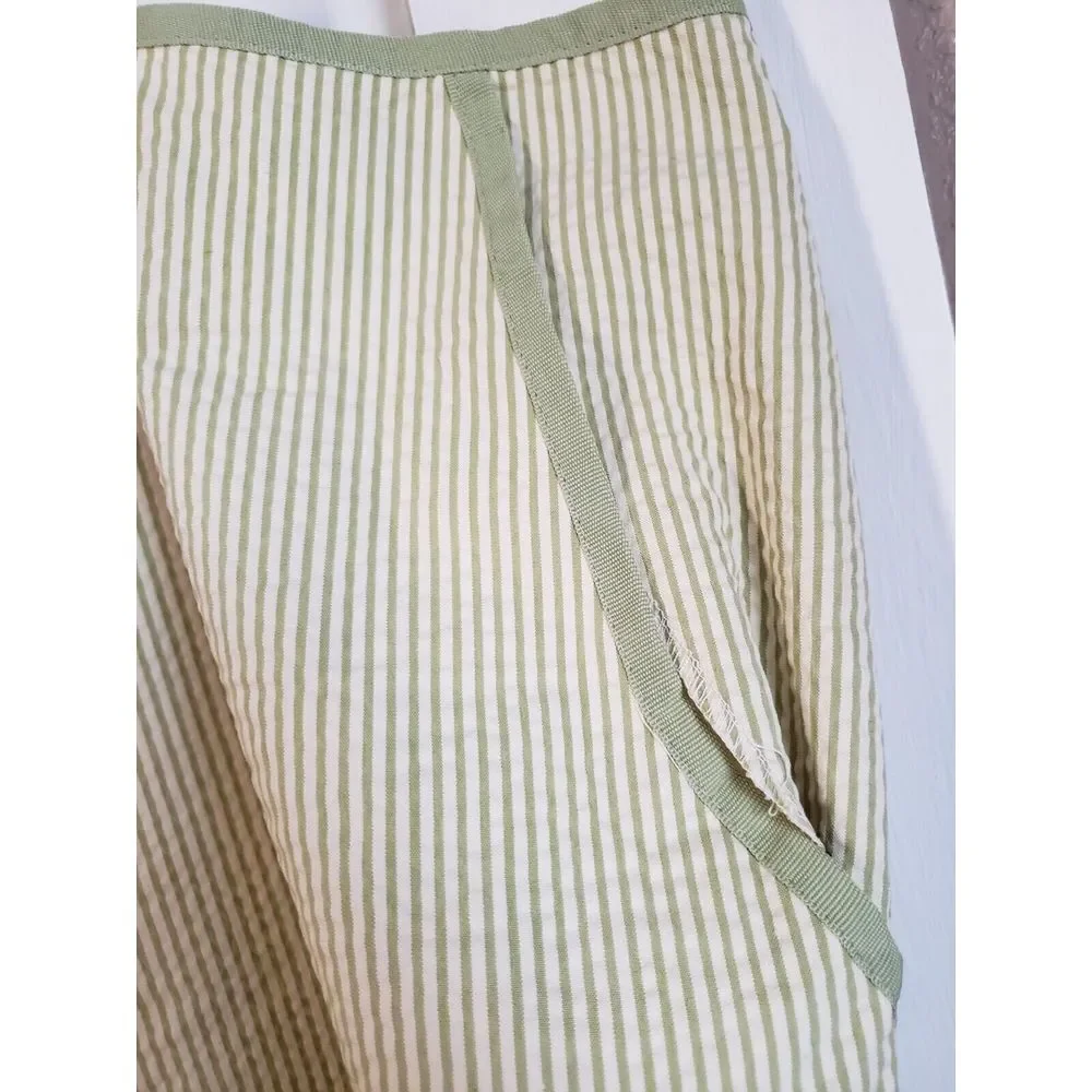 NWOT‎ LizClaiborne women 2pcs park green stripe jacket 3X w/Capris   28W